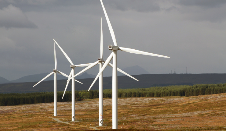 Onshore Turbines - credit Alan Hendry