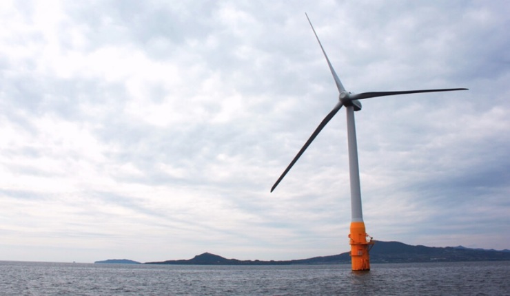 Floating wind turbine