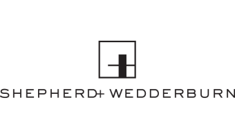 Shepherd and Wedderburn (Black on Transparent Background) FW 0221