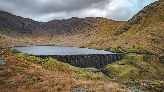 Cruachan Dam resevoir