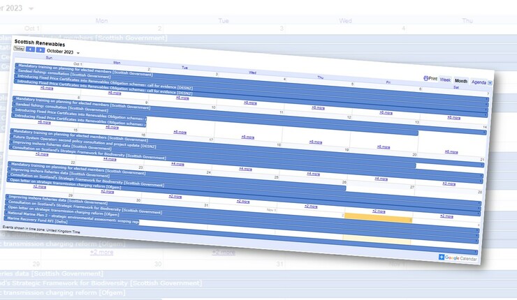 Consultation calendar tile 2023