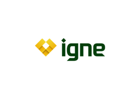 Igne final logo set igne main logo on white