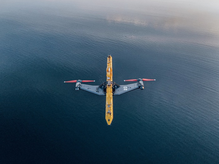 Orbital O2 at EMEC Fall of Warness test site (Credit Orbital Marine Power)