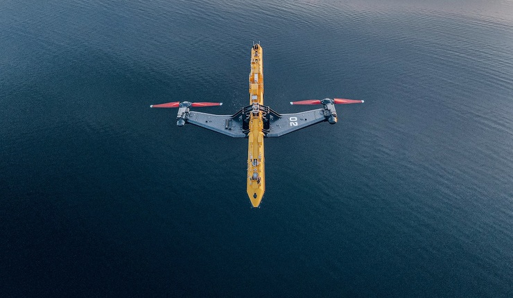 Orbital O2 at EMEC Fall of Warness test site (Credit Orbital Marine Power)